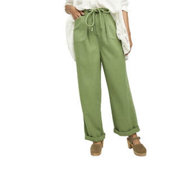 Free people flouncy green brand new pants - Picture 9 of 9